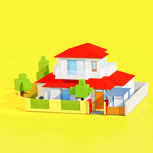 Shinchan’s Paper House 3D DIY Craft – Build & Play Model