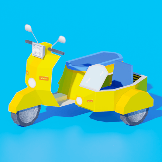 Sakharam Scooter Paper Model – FREE