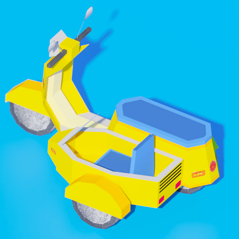 Sakharam Scooter Paper Model – FREE