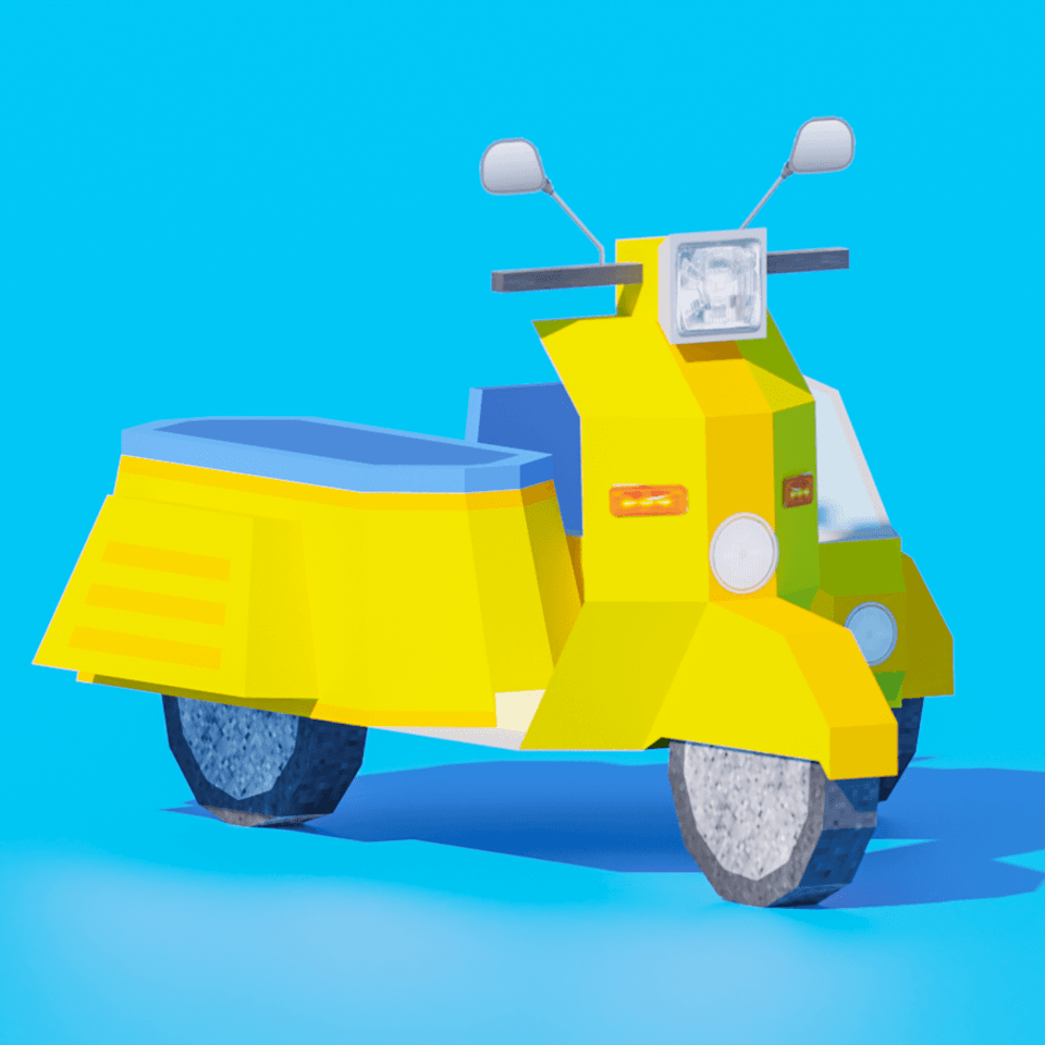 Sakharam Scooter Paper Model – FREE