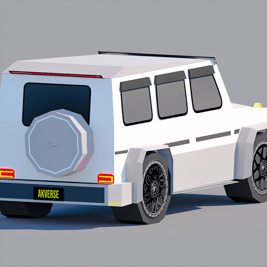 G-Wagon Paper Model – Printable DIY Craft PDF